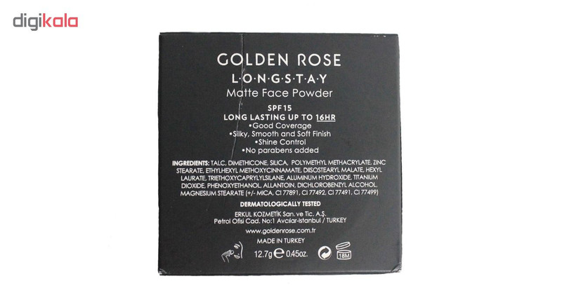 پنکیک گلدن رز مدل Matte face powder شماره 03 پنکیک گلدن رز مدل Matte face powder شماره 03