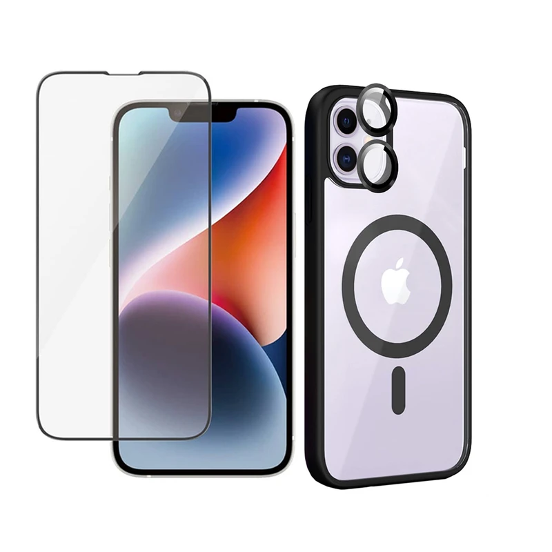 کاور آلتیمیت شیلد مدل Magsafe BRD RngFl مناسب برای گوشی موبایل اپل iPhone 11 به همراه محافظ لنز دوربین و محافظ صفحه نمایش