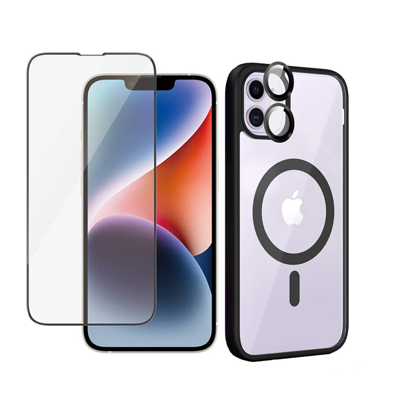 کاور آلتیمیت شیلد مدل Magsafe BRD RngFl مناسب برای گوشی موبایل اپل iPhone 12 به همراه محافظ لنز دوربین و محافظ صفحه نمایش