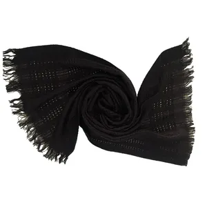 شال بافتنی زنانه مدل تاروپود clr-b