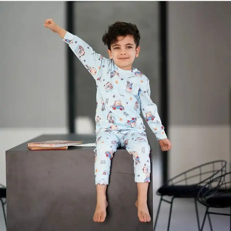 ست تی شرت و شلوار بچگانه مدل خرسی