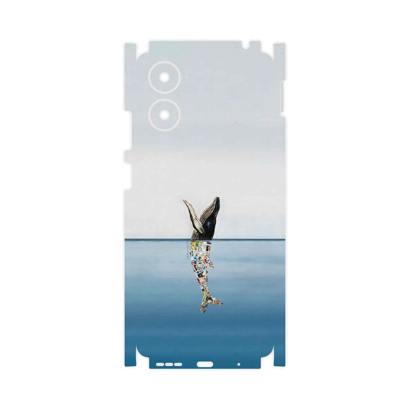 برچسب پوششی ماهوت مدل Collage of Sea Trash-FullSkin مناسب برای گوشی موبایل موتورولا Moto G04