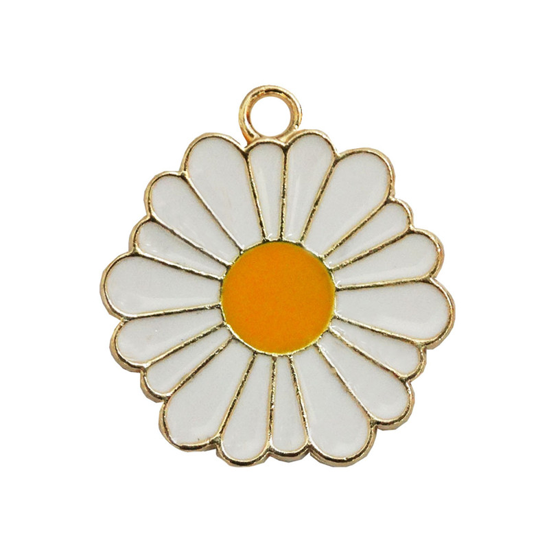 آویز گردنبند مدل گل بابونه کد AG 669