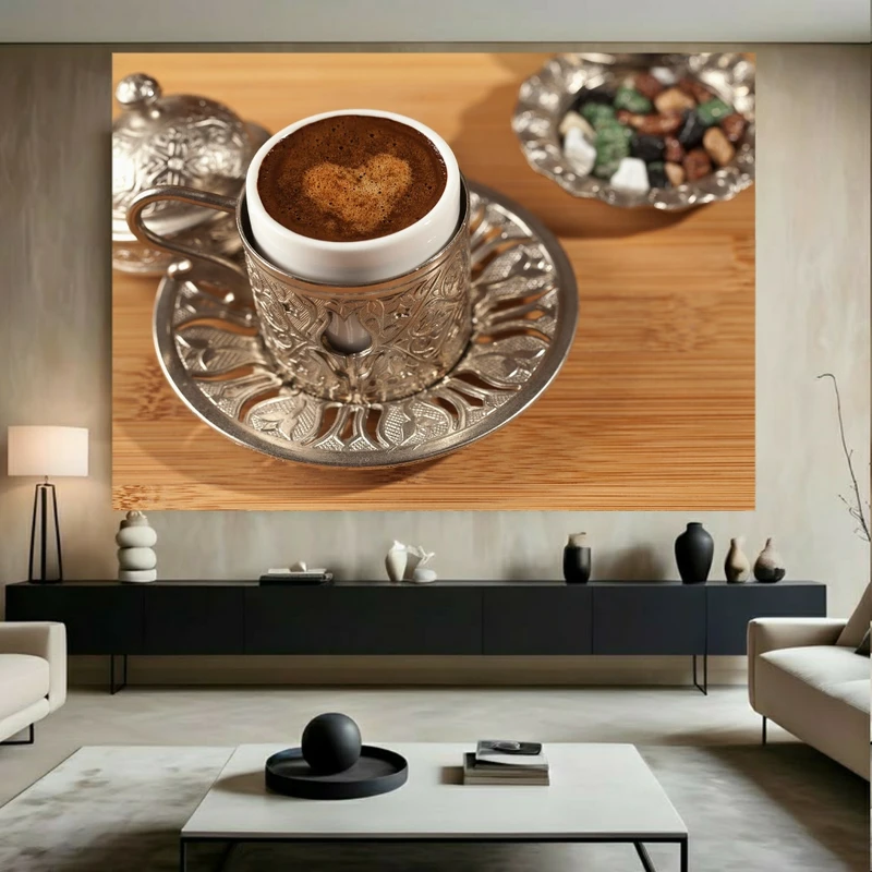 پوستر طرح قهوه مدل نوشیدنی عاشقانه کد BK24247