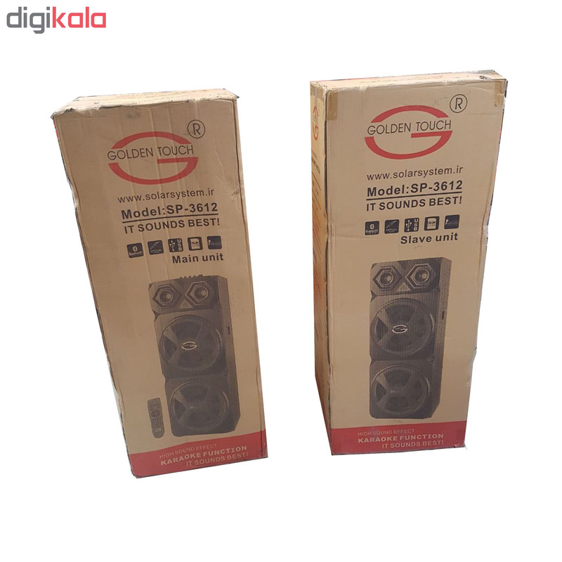 پخش کننده خانگی گلدن تاچ مدل sp-3612