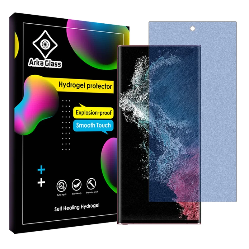 محافظ صفحه نمایش مات ضد اشعه آبی آرکا گلس مدل Tough مناسب برای گوشی موبایل سامسونگ Galaxy S22 Ultra 5G