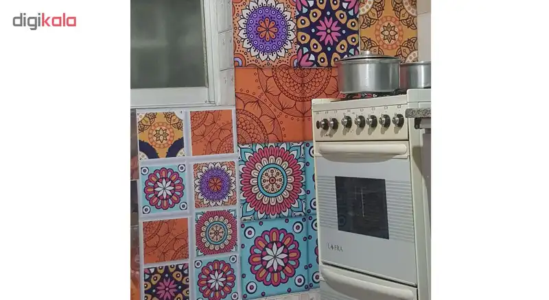 استیکر کاشی باروچین سری zht-7 بسته ی 10 عددی