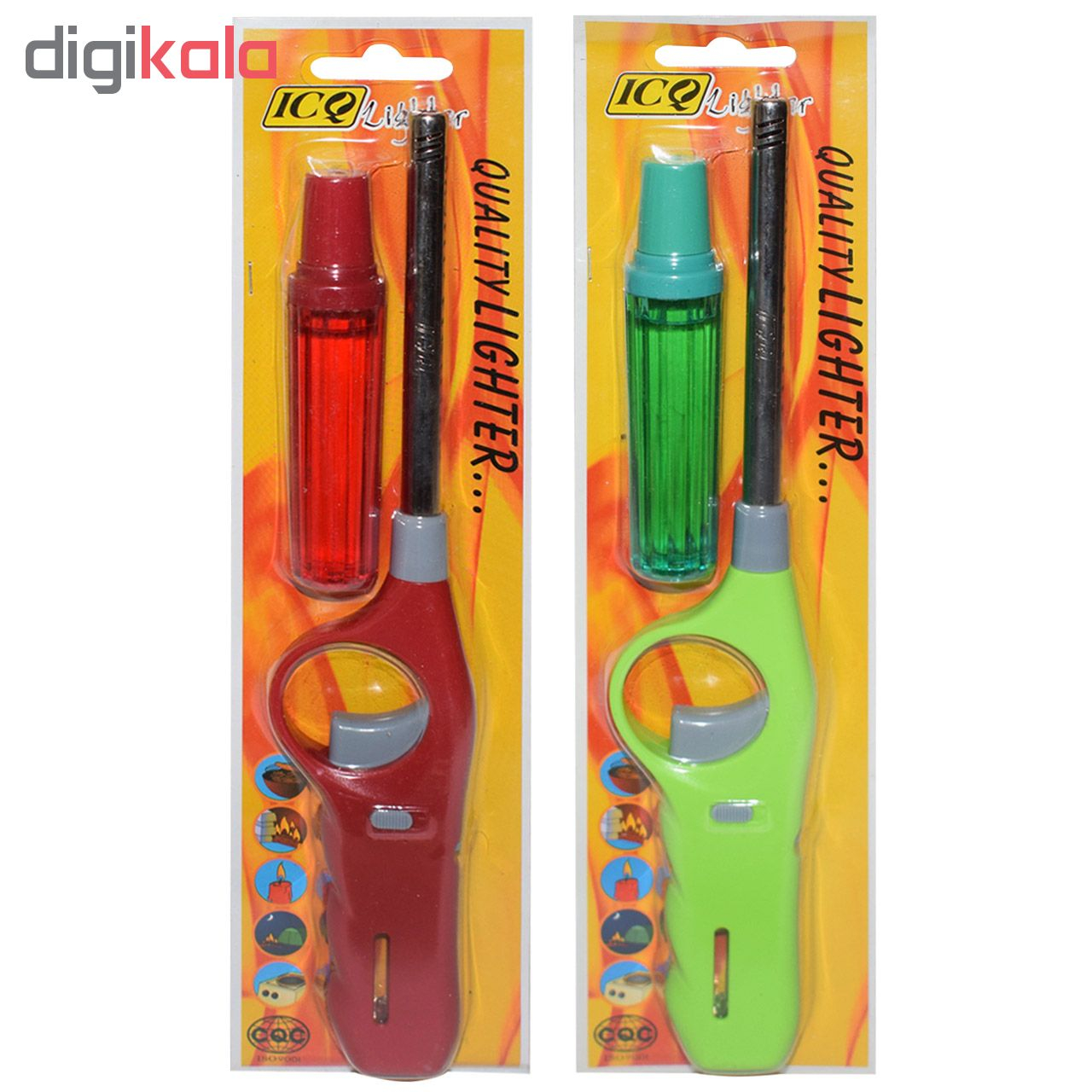 فندک آشپزخانه آی سی کیو مدل XHG8857 مجموعه 2 عددی