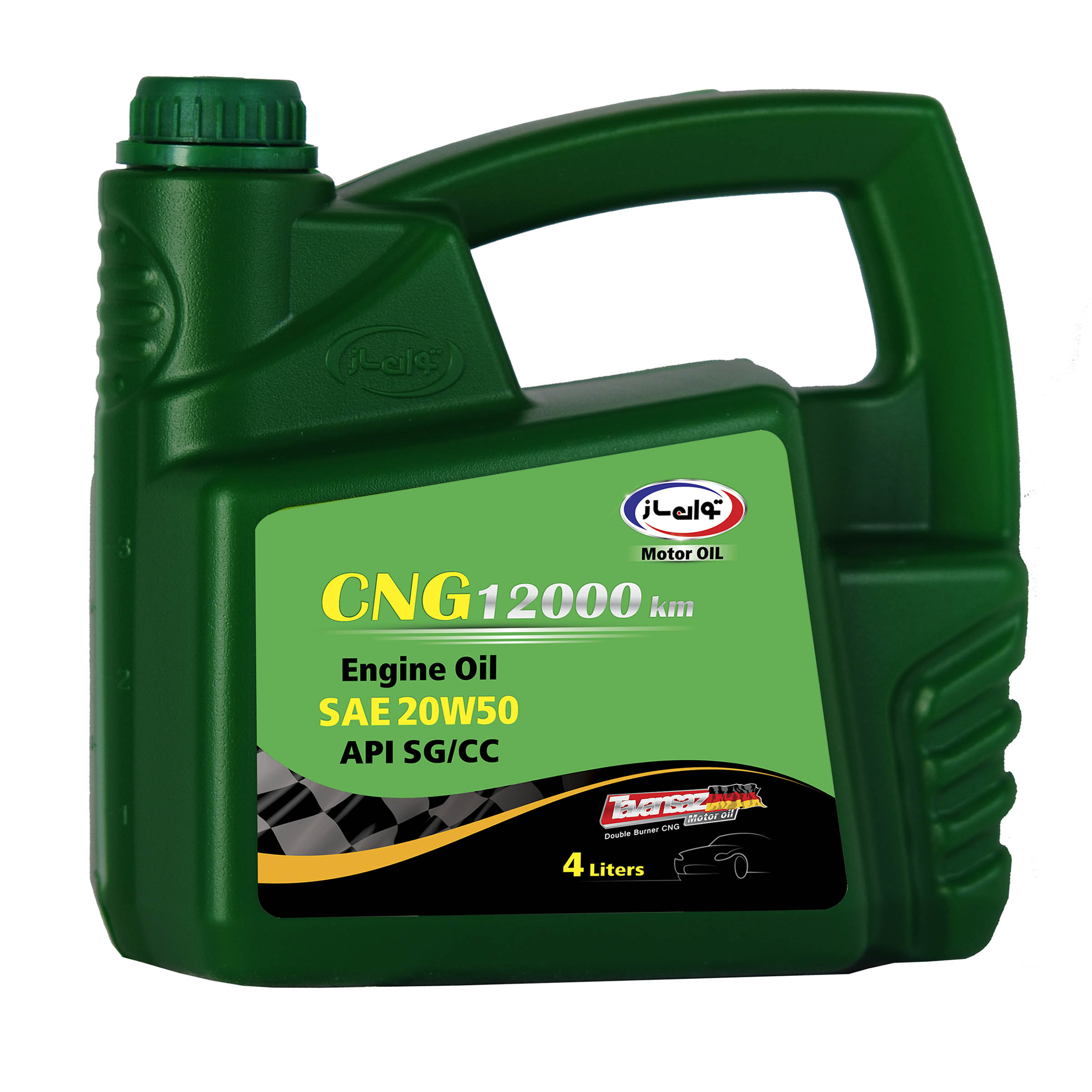 روغن موتور توان ساز مدل 20W50 -CNG12000 حجم 4 لیتر