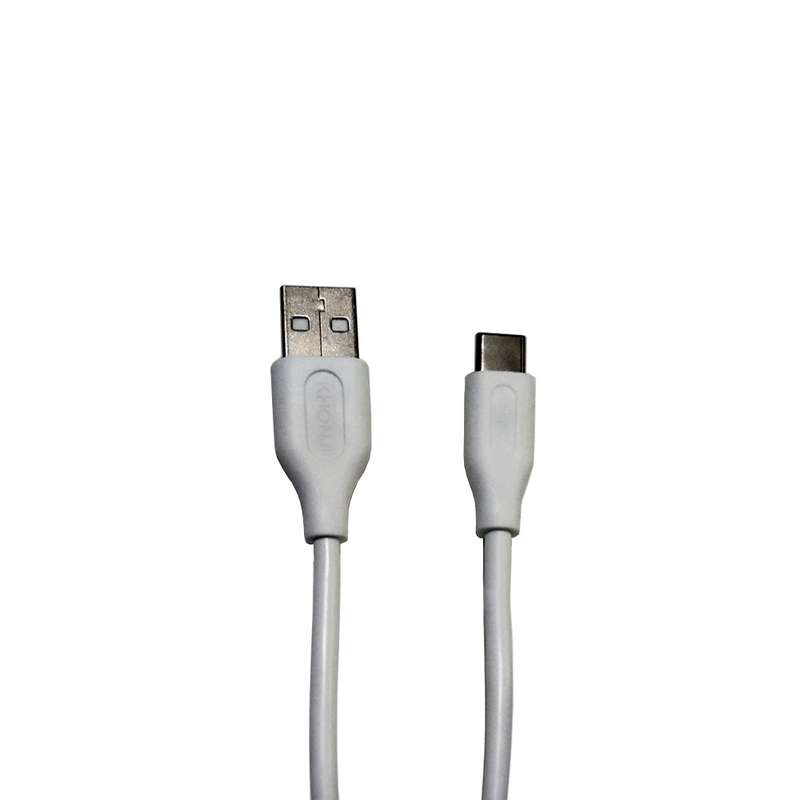 کابل تبدیل USB به USB-C خنجی مدل KH-C105 طول 1 متر