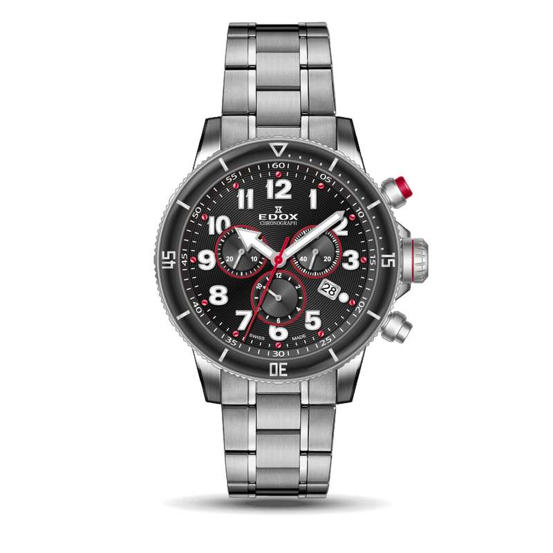 ساعت مچی عقربه ای مردانه ادوکس مدل Chronorally S