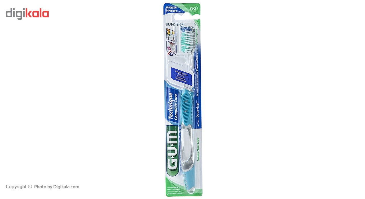 مسواک جی یو ام مدل Technique Complete Care با برس معمولی main 1 1