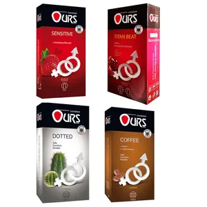 پک کاندوم اورز مدل X-Plus4 چهار بسته 12 عددی