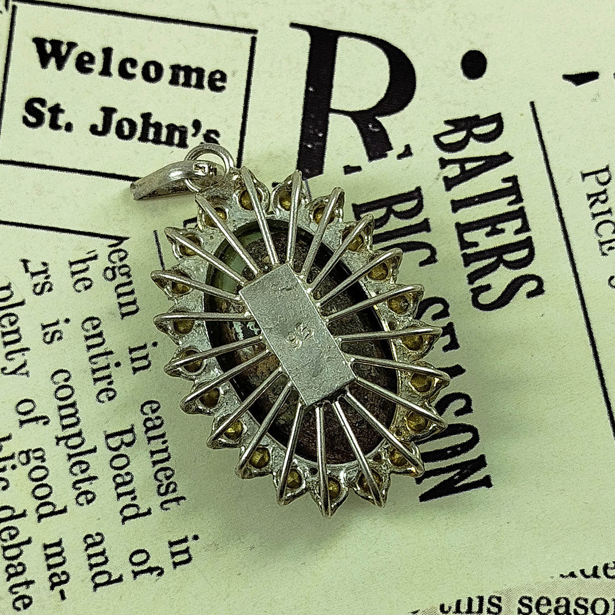 آویز گردنبند نقره زنانه سلین کالا مدل فیروزه نیشابور کد 19