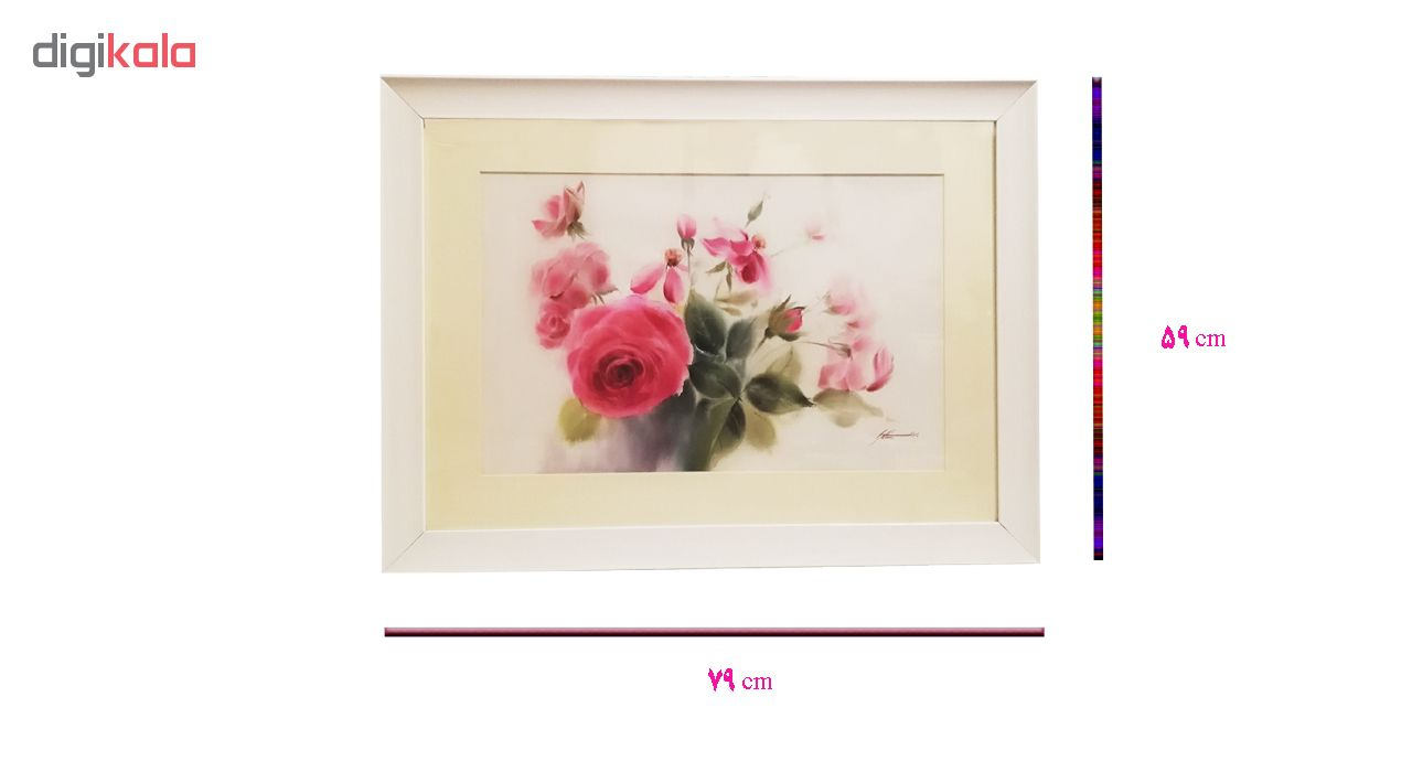 تابلو نقاشی آبرنگ طرح گل کد MRK1 