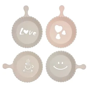 شابلون قهوه تاپ استار مدل t4 مجموعه 4 عددی
