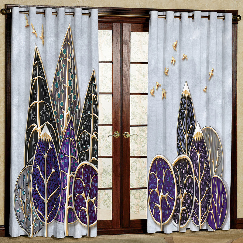  پرده مدل مخمل پانچی کد 2521 سایز 140x280 سانتی متر