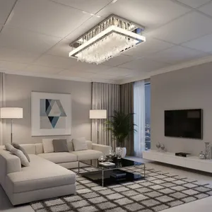 لوستر سقفی مدل مدرن مستطیل کد 80/40