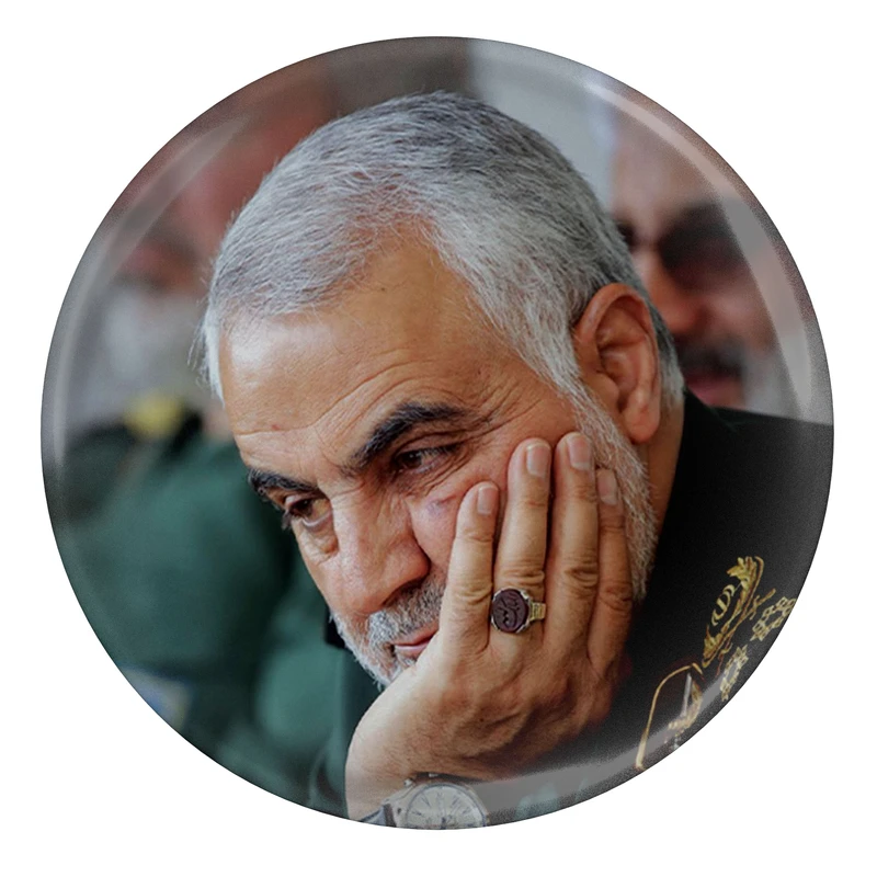 پیکسل طرح سپهبد شهید حاج قاسم سلیمانی مدل S12233