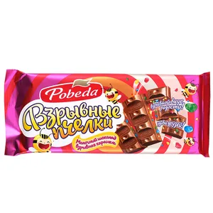 شکلات با مغز جیلی بیلی پوبدا - 80 گرم