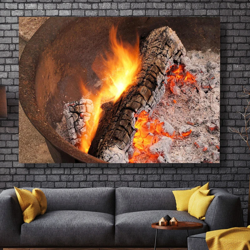 تابلو شاسی گالری استاربوی طرح آتش مدل Amazing 634