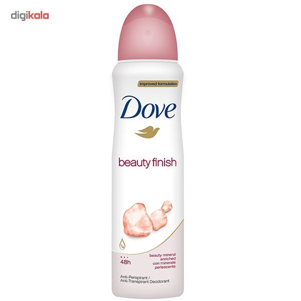 پک اسپری ضد تعریق زنانه داو مدل Beauty Finish And Invisible Dry حجم 150 میلی لیتر - بسته 2 عددی پک اسپری ضد تعریق زنانه داو مدل Beauty Finish And Invisible Dry حجم 150 میلی لیتر - بسته 2 عددی
