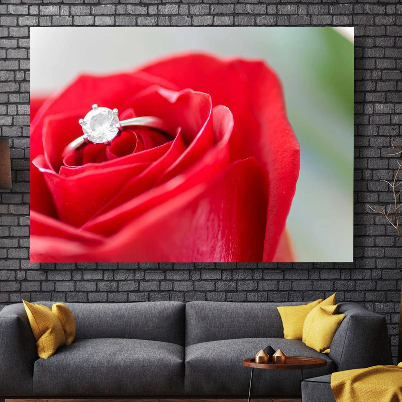 تابلو شاسی گالری استاربوی طرح گل رز مدل Amazing 639