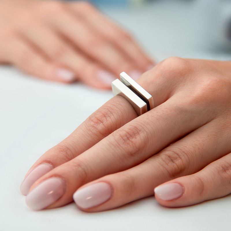 انگشتر نقره زنانه مدل آنیا