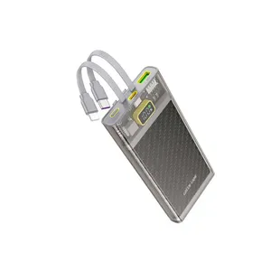 Power Bank Green Line Model Transparent 2 Capacity 10000 mAh
