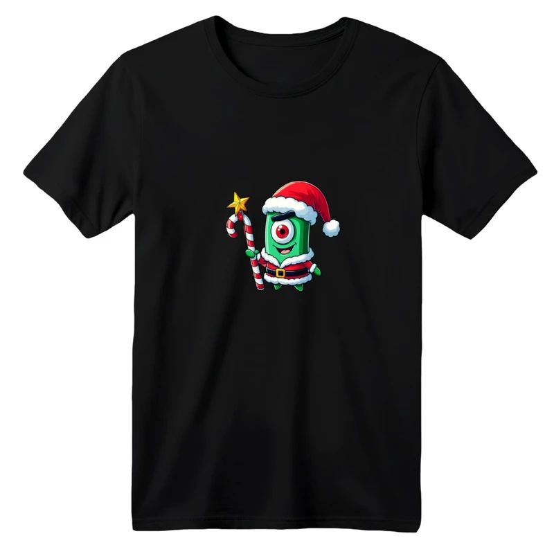 تی شرت آستین کوتاه بچگانه مدل کریسمسی کد 02