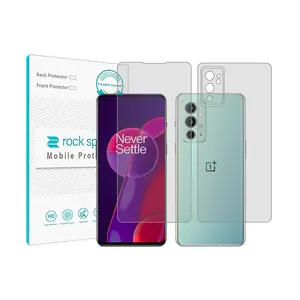 Rockspace clear screen protector HyGEL model suitable for OnePlus 9RT mobile phone with back protector