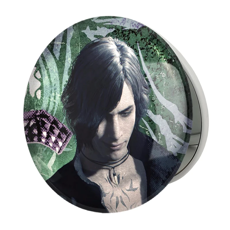 آینه جیبی خندالو طرح بازی دویل می کرای Devil May Cry مدل تاشو کد 30236