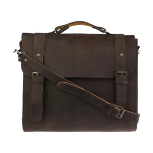 کیف اداری مردانه چرم لانکا مدل 70010