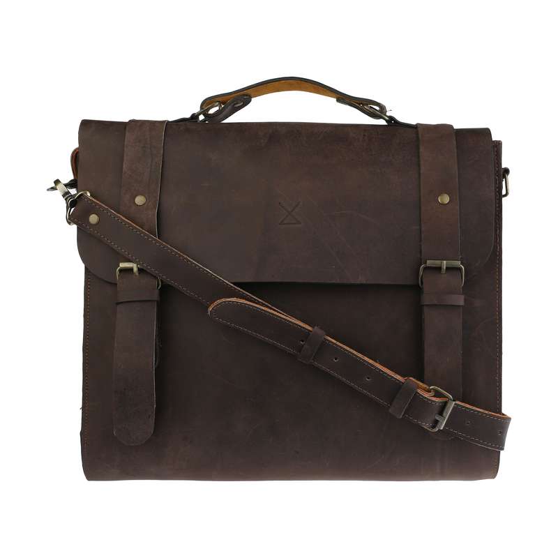 کیف اداری مردانه چرم لانکا مدل 70010