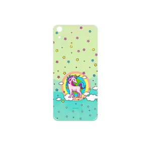 MAHOOT Rainbow unicorn adventure Cover Sticker for HTC Desire 626
