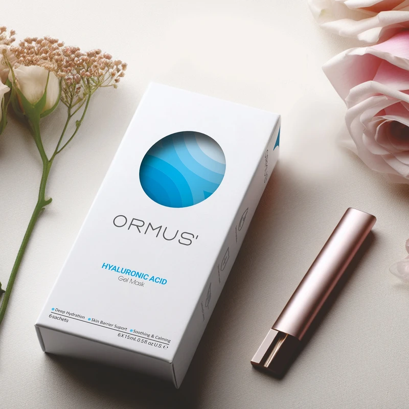 عکس شماره 4 : ژل ماسک صورت اورموس مدل هیالورونیک اسید حجم 15 میلی لیتر بسته 6 عددی