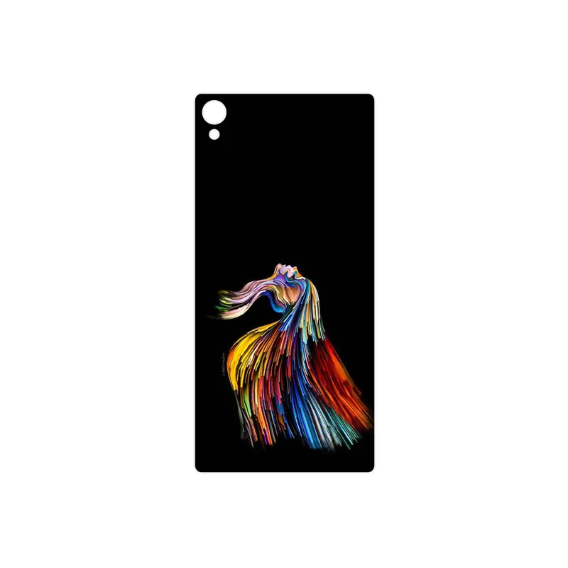 برچسب پوششی ماهوت مدل Rainbow Hair Digital Art مناسب برای گوشی موبایل سونی Xperia Z3