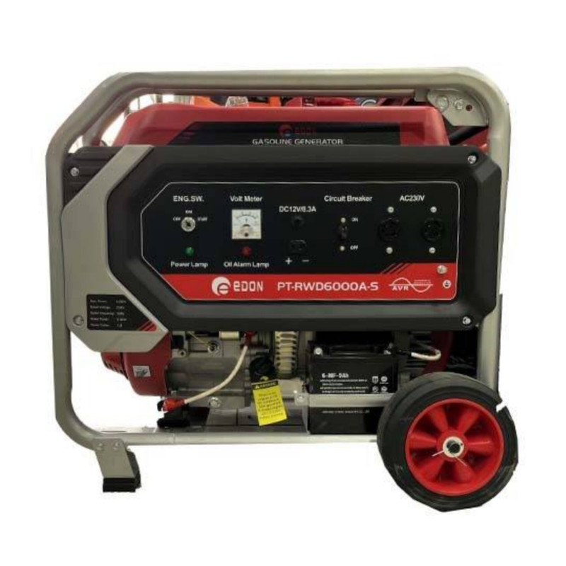 موتور برق بنزینی 6000 اسب بخار ادون مدل PT-RWD6000A-S