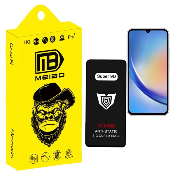 محافظ صفحه نمایش میبو مدل Super 9D مناسب برای گوشی موبایل سامسونگ Galaxy A24