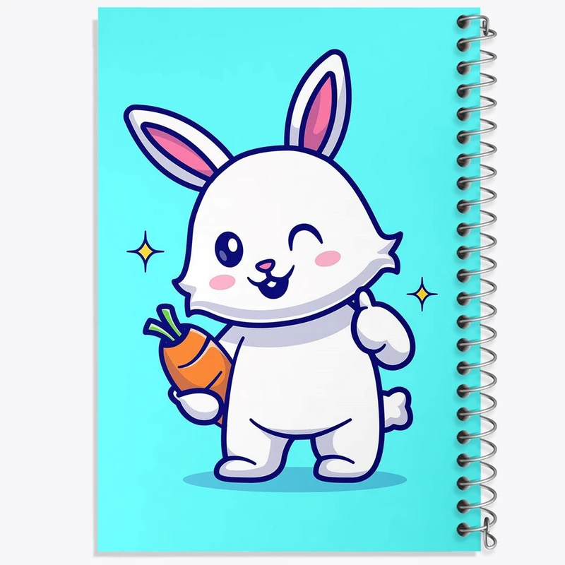 دفتر نقاشی 50 برگ خندالو مدل خرگوش کد 26223