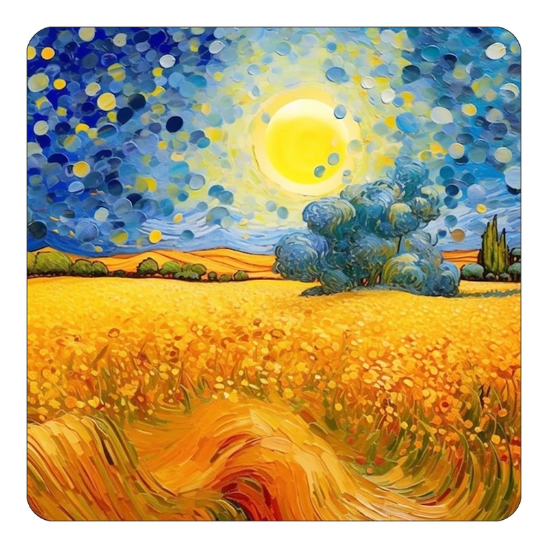 مگنت کاکتی طرح نقاشی رنگ روغن مدل mp71610