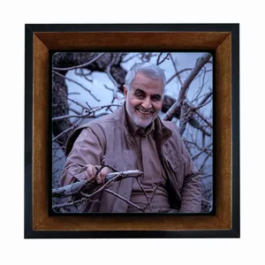 تابلو کاشی مبین ایده طرح شهید حاج قاسم سلیمانی کد   X27  -  m1155
