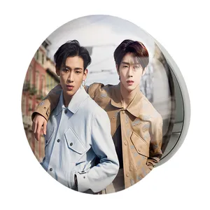 آینه جیبی خندالو طرح گروه گات سون GOT7 مدل تاشو کد 21029 