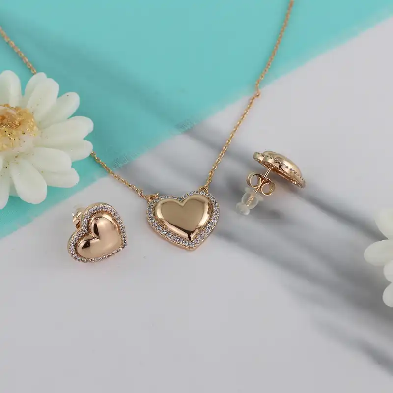 نیم ست زنانه ژوپینگ مدل قلب کد AA197