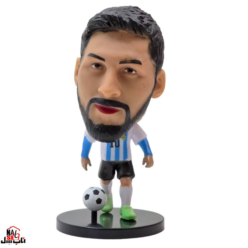 فیگور ناب سل مدل لیونل مسی کد LIONEL MESSI001 ارتفاع 12 سانتی متر