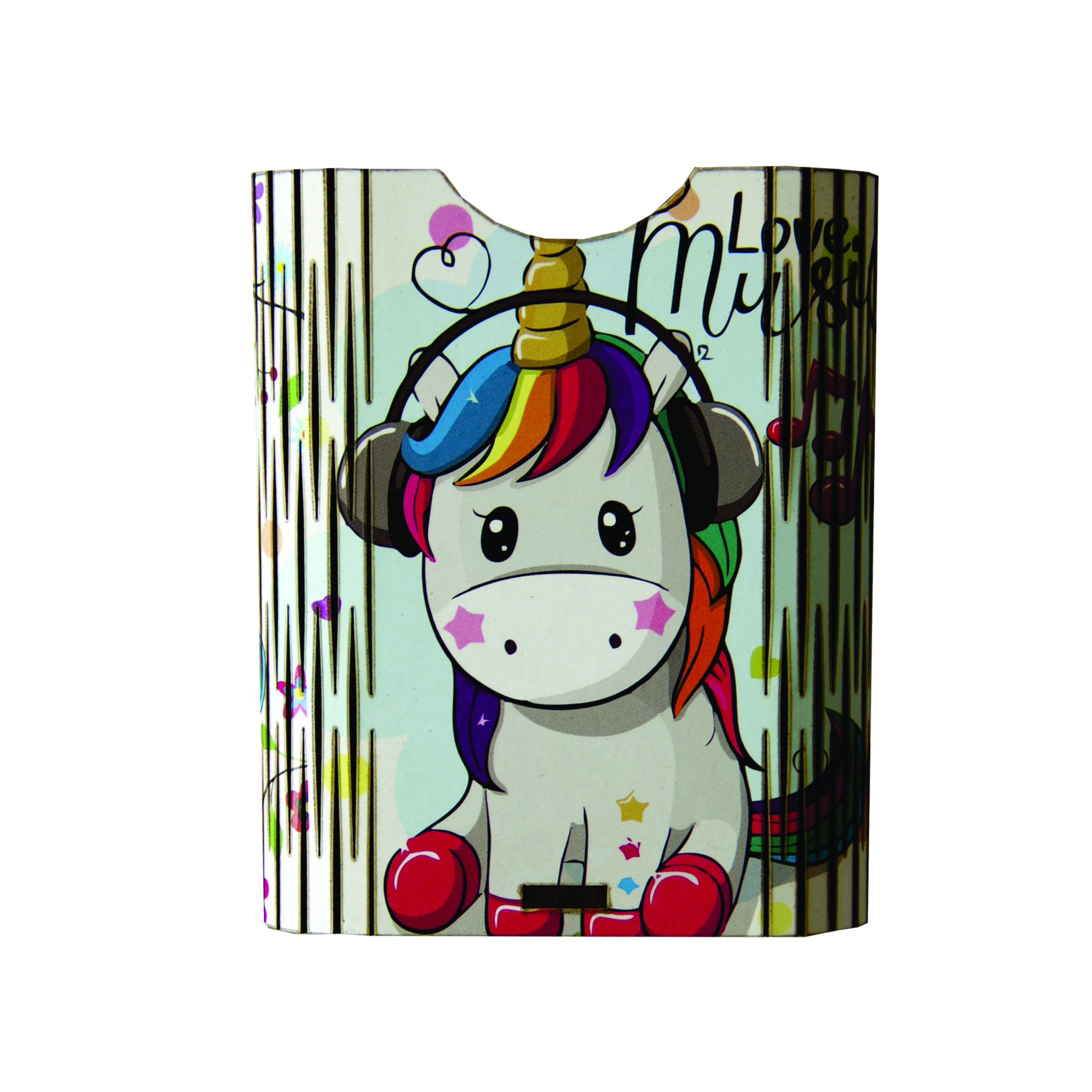 جامدادی رومیزی مدل تکشاخ یونیکورن کد 02