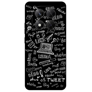 Megafone Social Media 1898 Cover For Xiaomi Redmi Note 14 Pro 4G
