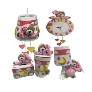 ست تزئینات اتاق کودک مدل خرس نانان