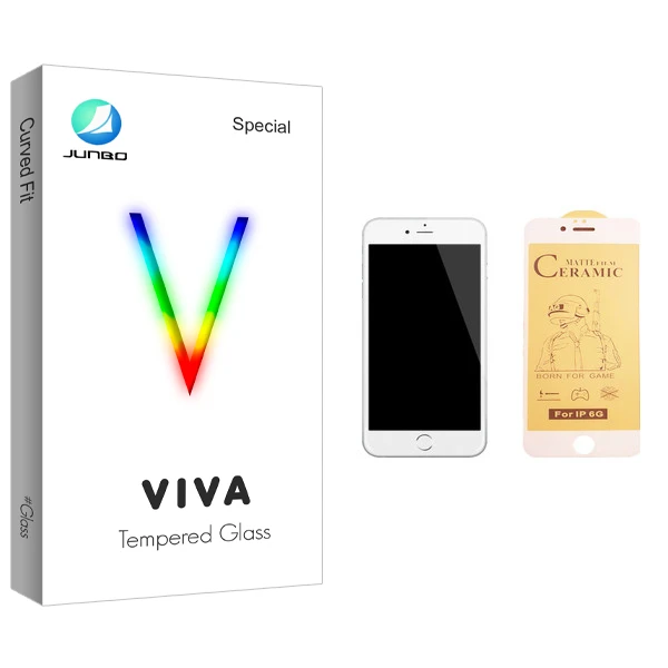 محافظ صفحه نمایش سرامیکی جانبو مدل Viva Glass مناسب برای گوشی موبایل اپل iPhone 6