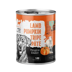 کنسرو غذای سگ دی پی اس مدل پته طعم بره، سیرابی و کدو وزن ۸۰۰ گرم